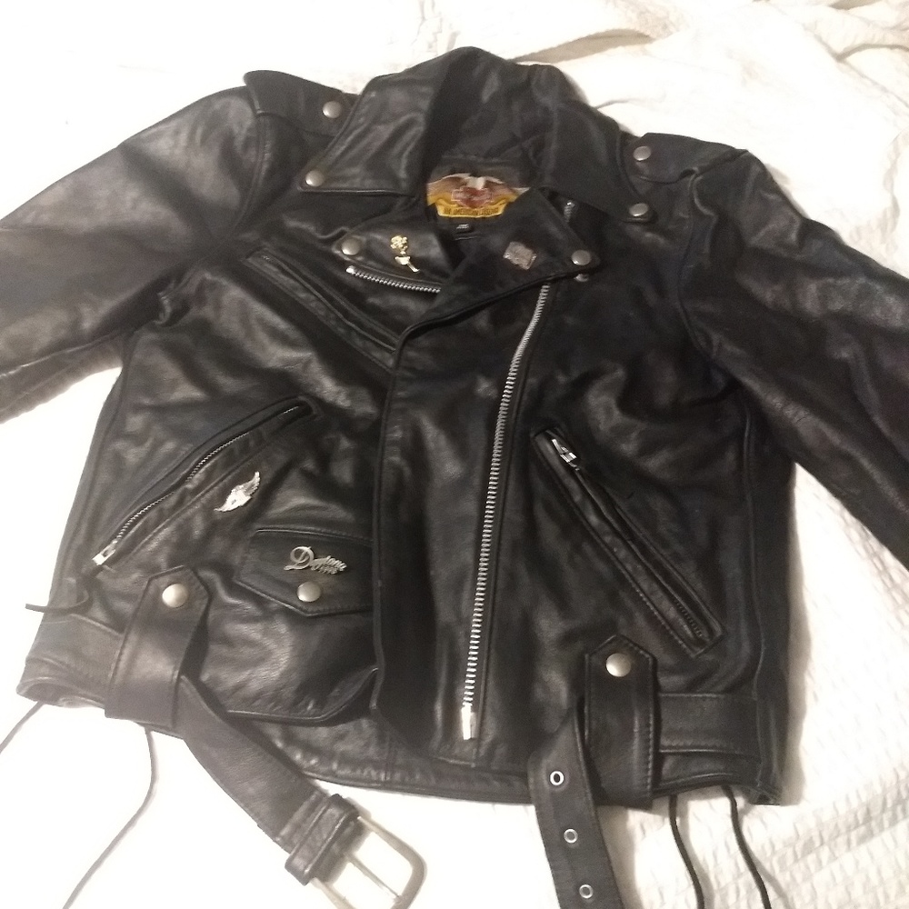 Leather Harley Davidson Jacket